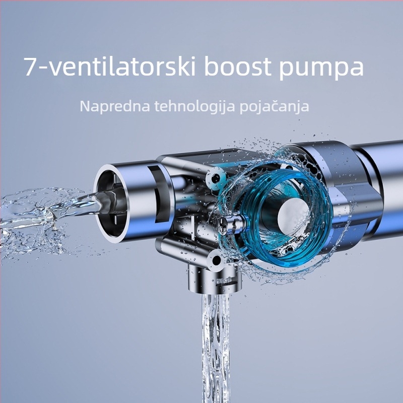 H7 Pistolj za pranje automobila - Bežični, Napajanje baterijom, Preklopni, Prijenosni, Maksimalni tlak 1,7 MPa