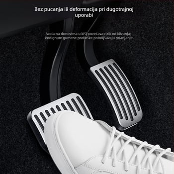 Set poklopca pedala za Tesla Model 3/Y – pedal kočnice i ubrzanja, verzija P, plastika, automatski mjenjač