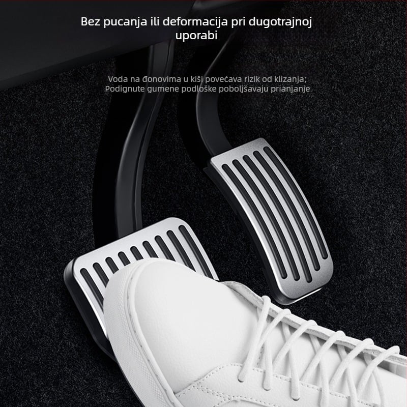 Set poklopca pedala za Tesla Model 3/Y – pedal kočnice i ubrzanja, verzija P, plastika, automatski mjenjač