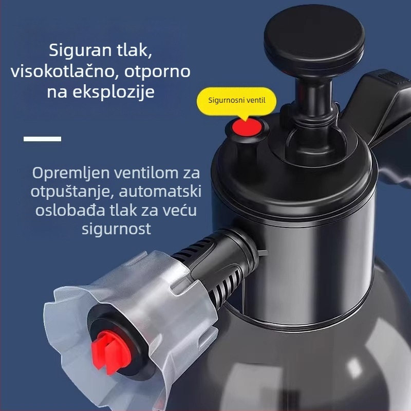 Visokotlačna sprej boca za pranje automobila s ABS plastičnim vrhom