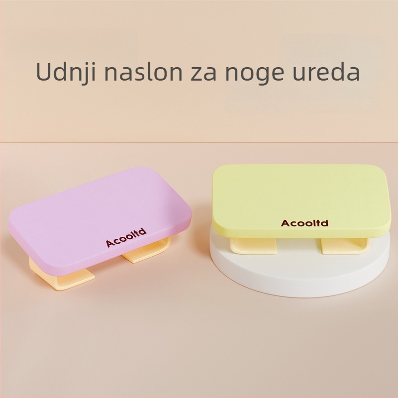 Uredsko oslonac za noge, metalni, jednostavan i moderan dizajn, električna funkcija, pogodno za djecu
