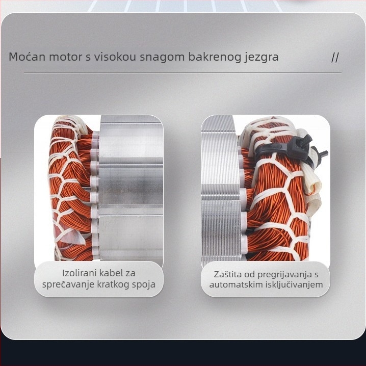 Visokotlačni prenosni stroj za pranje automobila, aluminijsko kućište, 1800W, 220V, domet mlaza 4 m, crijevo 7 m