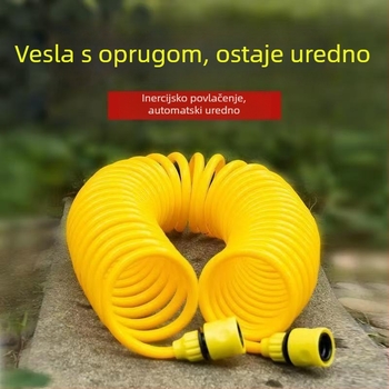 Visokotlačna spiralna cijev za kućnu upotrebu, otporna na habanje, navodnjavanje vrtova