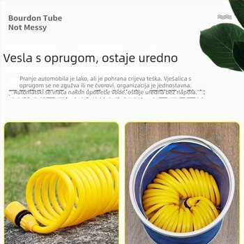 Visokotlačna spiralna cijev za kućnu upotrebu, otporna na habanje, navodnjavanje vrtova