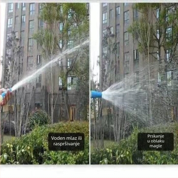 Vodni pištolj za vrt – plastično tijelo, glava od inženjerske plastike, modeli 16/20/25, opći tlak vode, domet prskanja 3