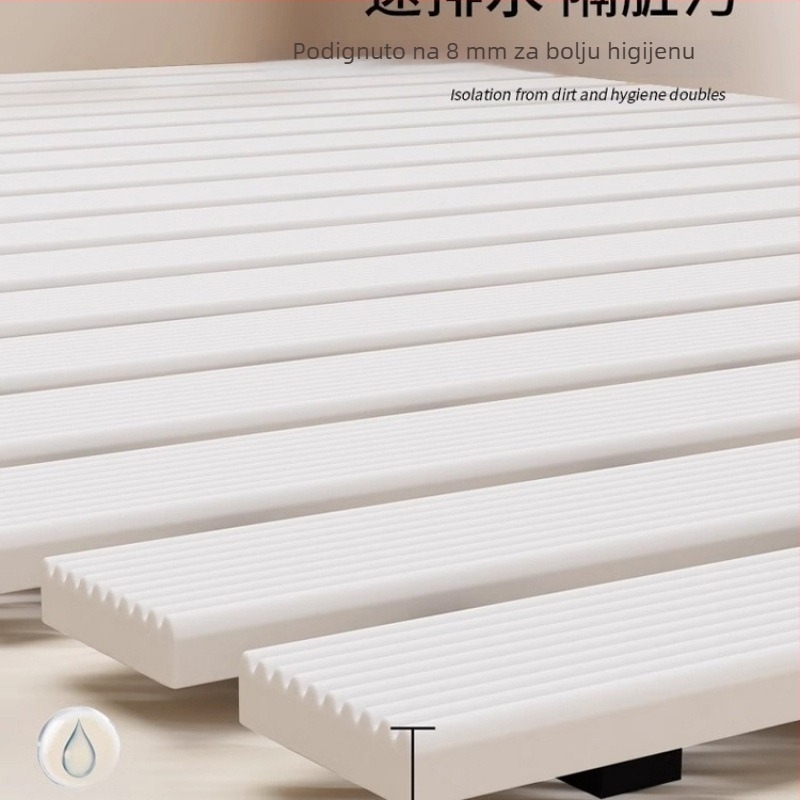 Kupaonska protuklizna prostirka s perforiranim dizajnom za sprječavanje pada, otporna na plijesan, moderni minimalistički stil