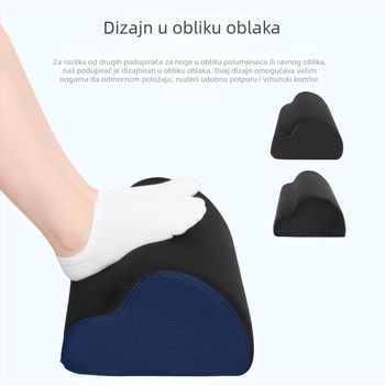 Podložak za masažu stopala za ured – oblik oblaka, polukružni oblik, poliester vlakno, prilagodljiva obrada, ručno pranje ili pranje u stroju