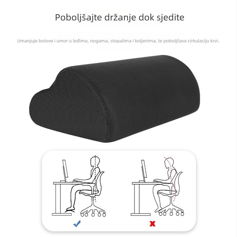 Podložak za masažu stopala za ured – oblik oblaka, polukružni oblik, poliester vlakno, prilagodljiva obrada, ručno pranje ili pranje u stroju