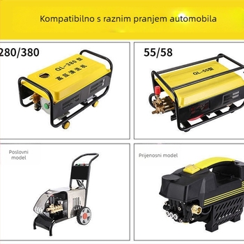 Visokotlačna vodena cijev za pranje automobila s ojačanim čeličnim vlaknom i otpornošću na habanje tkanina (Materijal: Tekstil; Težina: 10 kg; Model: Čelično vlakno)