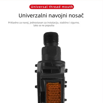 CUAKEX JHX-185 Pedale od aluminijske legure za bicikl, kompatibilne s MTB i cestovnim biciklom