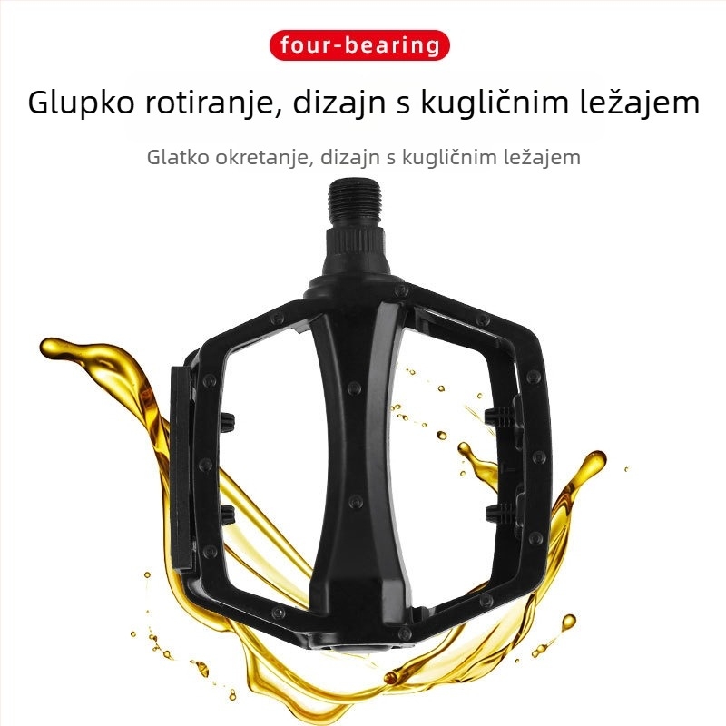 CUAKEX JHX-185 Pedale od aluminijske legure za bicikl, kompatibilne s MTB i cestovnim biciklom