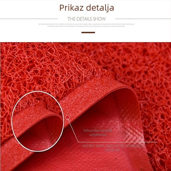Silk-circle PVC podna mata, protuklizna, periva, ulazni tepih