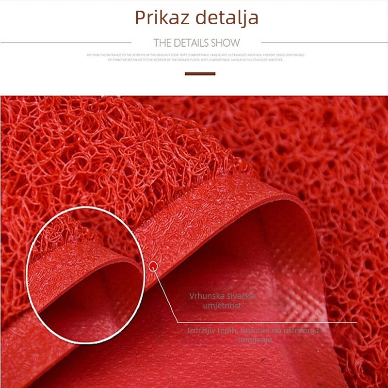 Silk-circle PVC podna mata, protuklizna, periva, ulazni tepih