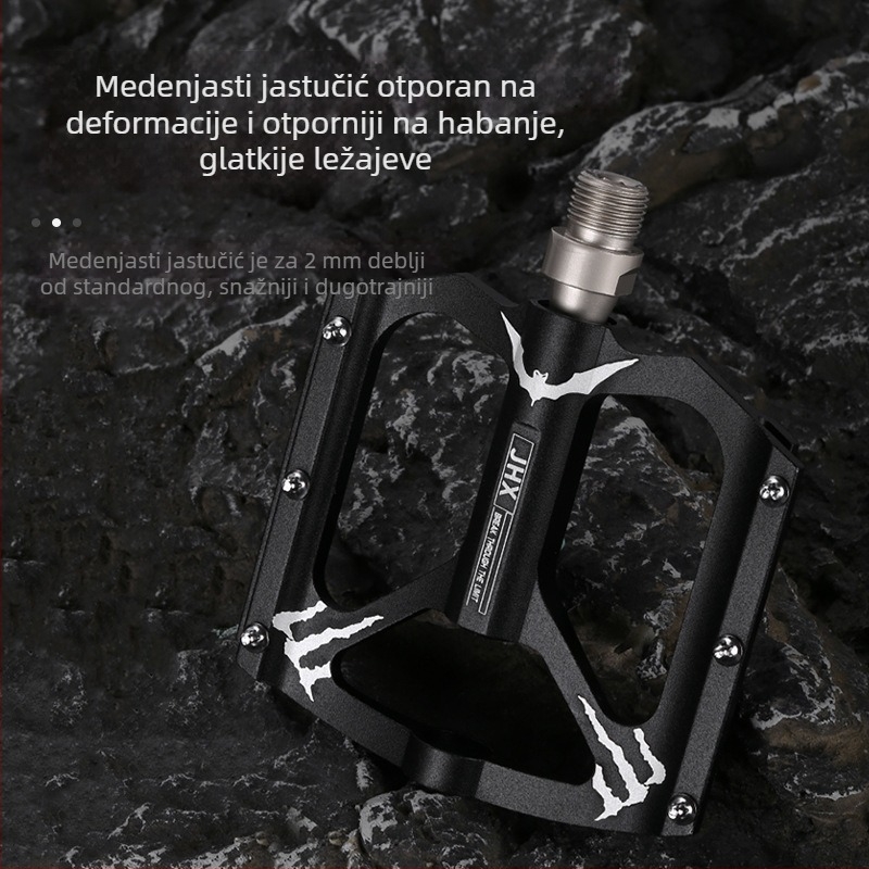XT-1 Peda­le za planinski bicikl od aluminijske legure — brzo oslobađanje, sklopiva, s ležajevima