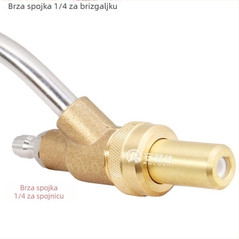 Pistol za peskanje visokog tlaka za uklanjanje hrđe i boje, s mlaznicom za vodu i pumpom