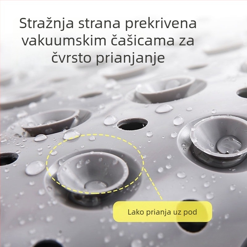 Protuklizni silikonski tepih za kupaonicu za tuširanje, protuklizna podna podloga za trudnice i starije osobe