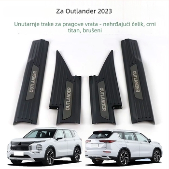 Nehrđajući čelični pragovi i pločica zaštite prtljažnika za Mitsubishi Outlander 2023