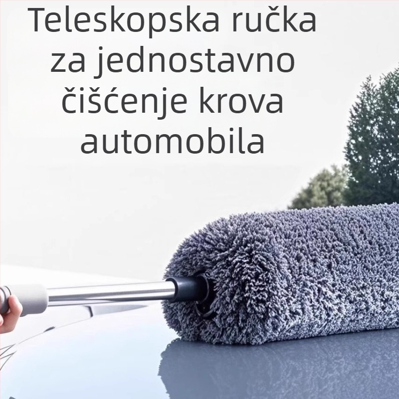 Okrugla mikrovlakana krpa za prašinu automobila, produživi wax mop, mekana četka za pranje automobila, okrugli mop
