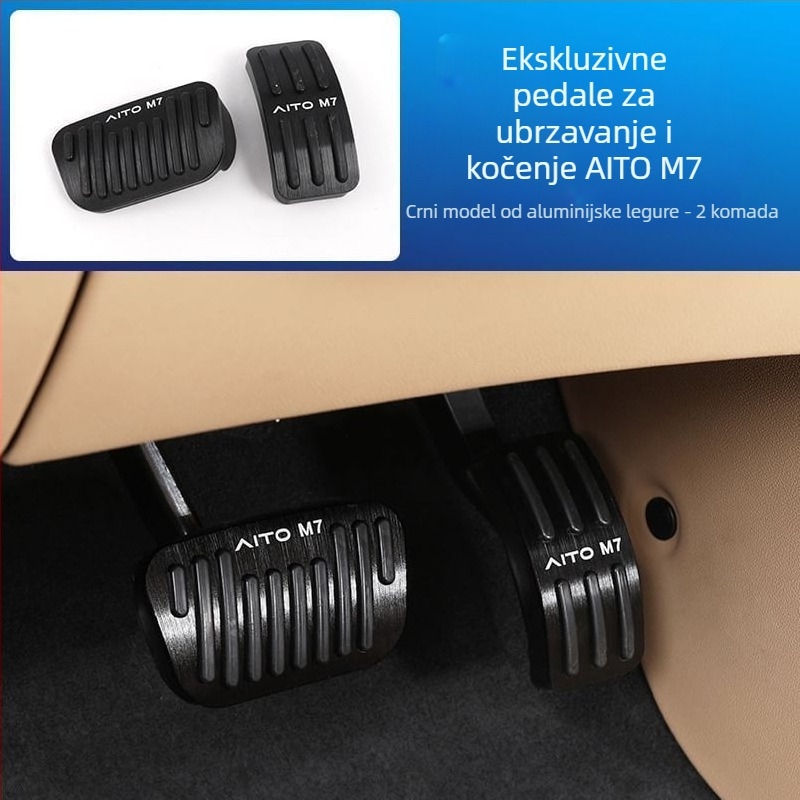 Set pedala od aluminijske legure za gas i kočnicu s automatskim mjenjačem, model 2022