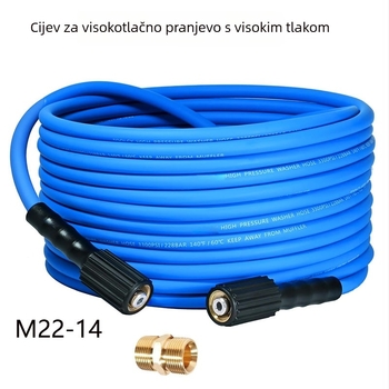 Visokotlačno crijevo za pranje automobila, M22-14 konektor, PVC, težina 0,1 kg