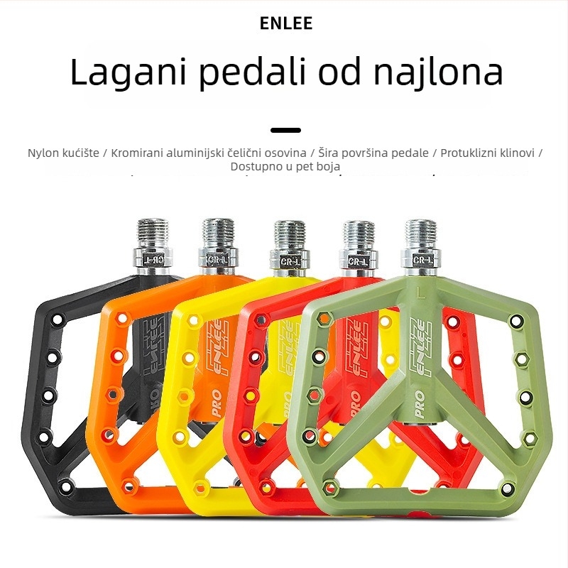 ENLEE F228-PRO Nylon pedale za planinski bicikl, široke, protuklizne
