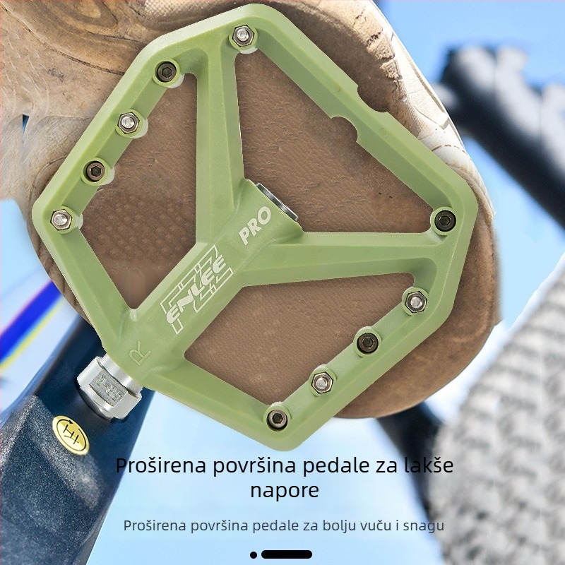 ENLEE F228-PRO Nylon pedale za planinski bicikl, široke, protuklizne