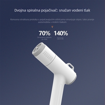 Glo Visokotlačni set za pranje automobila, ABS tijelo, Model 738, Univerzalno za vrt/garažu/pranje automobila, Godišnje jamstvo