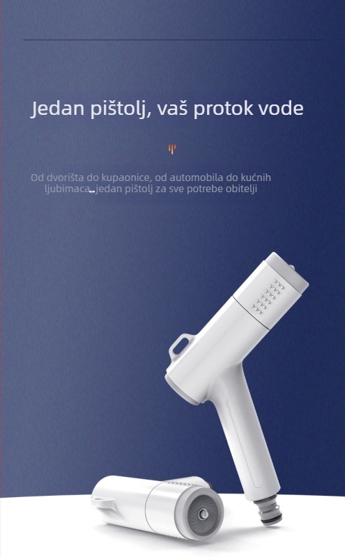 Glo Visokotlačni set za pranje automobila, ABS tijelo, Model 738, Univerzalno za vrt/garažu/pranje automobila, Godišnje jamstvo