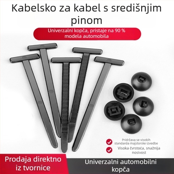 Kabelska kukica za pričvršćivanje kroz čavlić — višenamjenski držač za fiksiranje blatnika i prtljažnika
