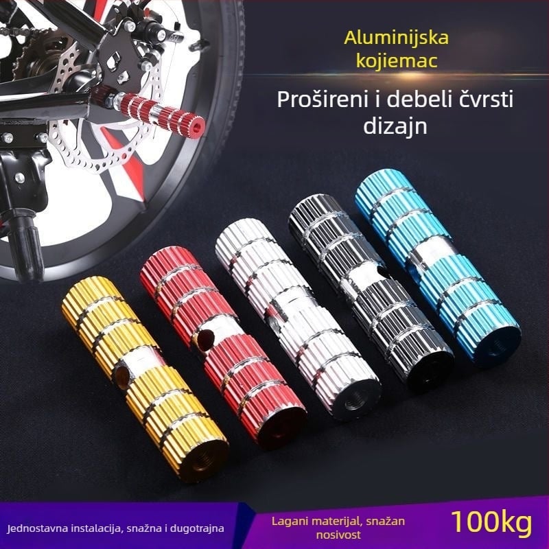 Pedale za stražnje sjedalo bicikla, aluminijska legura; marka: Other; bez obrade; bez uvoza