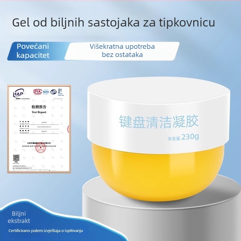 Drugo generacije biljni čistilni gel za prašinu u unutrašnjosti automobila i praznine između tipki – sveobuhvatni mekani gel za čišćenje