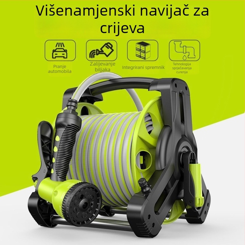 Vrtni pištolj za crijevo s plastičnom glavom – visokotlačna mlaznica, tlak vode 7, težina 2,5