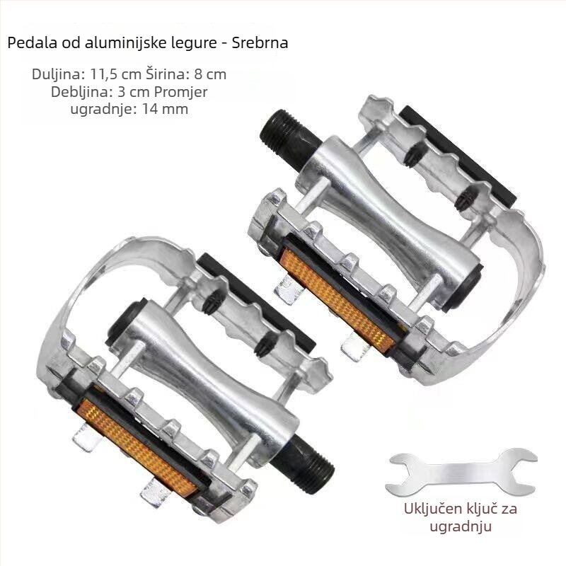 Univerzalni aluminijski pedali za planinski bicikl, s protukliznim dizajnom — Leshan Outdoor
