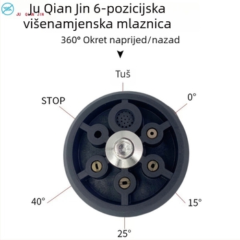Bežični stroj za pranje automobila s litijskom baterijom, visokotlačna mlaznica 500 PSI, težina 56 g, marka Jukianjin