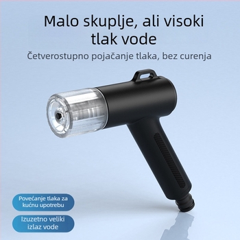 Visokotlačni vodeni pištolj za kućnu upotrebu – ABS kućište, priključak na slavinu, vodeni mlaz u stupcu, 1-godišnje jamstvo
