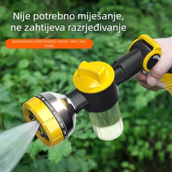 Lexia Višenamjenski raspršivač vode s gnojivom, pjenastim raspršivanjem i vrtna mlaznica za cvijeće, povrće i sadnice