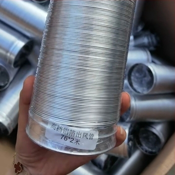 Diesel grijani parkirni grijač – izlazna cijev zraka od aluminijske folije, ispušna cijev, cijev toplog zraka — kompatibilan s grijanje na drva