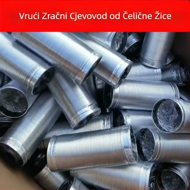 Diesel grijani parkirni grijač – izlazna cijev zraka od aluminijske folije, ispušna cijev, cijev toplog zraka — kompatibilan s grijanje na drva