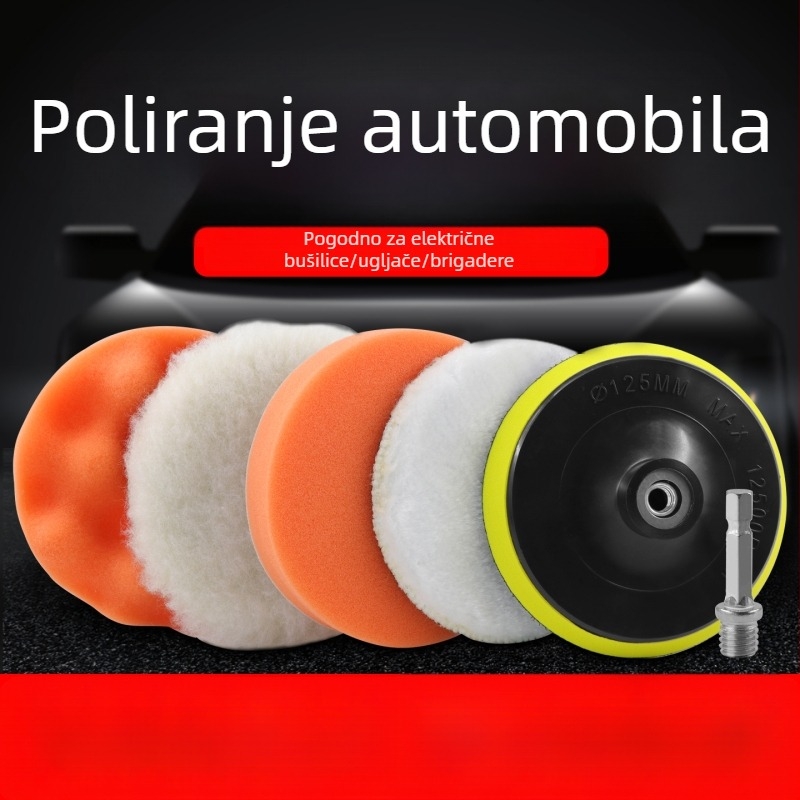 Set diskova za poliranje automobila od spužve – materijal: spužva, marka zk, bez prilagodbe