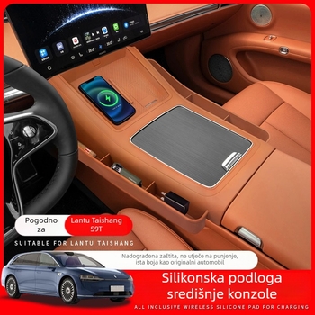 Xiangjie S9T silikonska podloga za bežično punjenje, protivklizna podloga za središnju konzolu i unutrašnjost automobila.