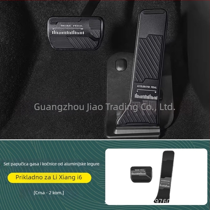 Aluminijski set protukliznih pedala za ubrzanje i kočenje, kompatibilan s Ideal i6/i8