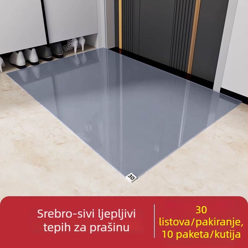 Jednokratna prostirka za prašinu za ulaz, TPE, kvadratnog oblika, protuklizna