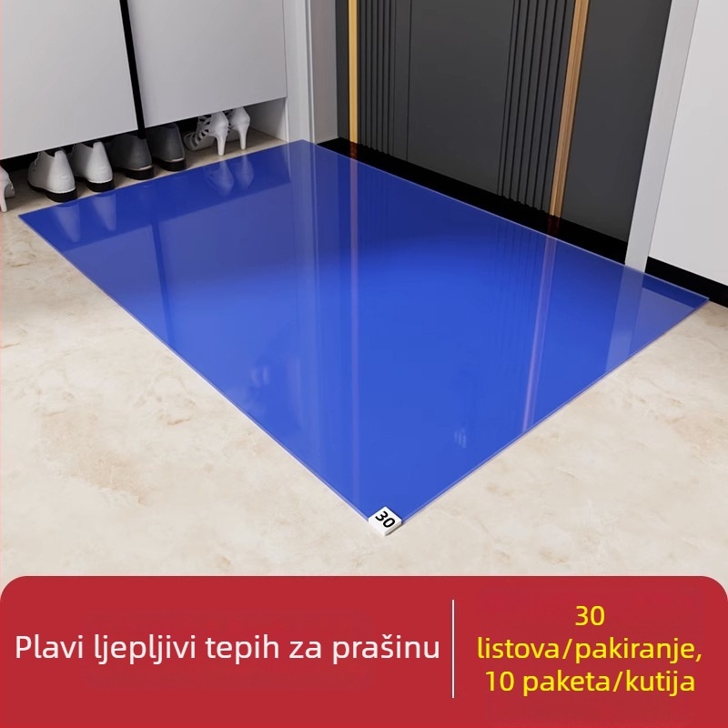 Jednokratna prostirka za prašinu za ulaz, TPE, kvadratnog oblika, protuklizna