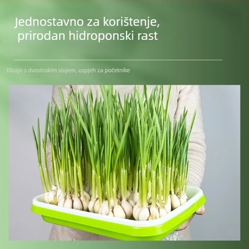 Hydroponski spremnik za sadnice, PP materijal, kombinirani i višeslojni dizajn, injekcijsko oblikovanje