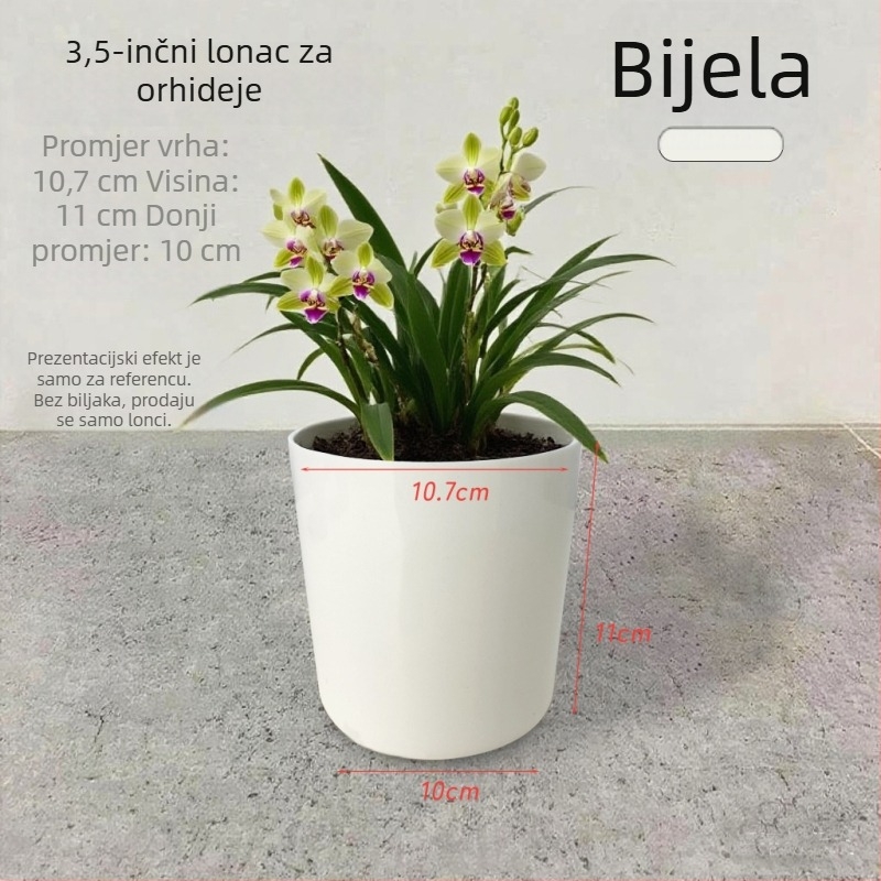 Saksija od smole, injekcijsko oblikovanje, za stolnu i podnu upotrebu, skandinavski minimalizam