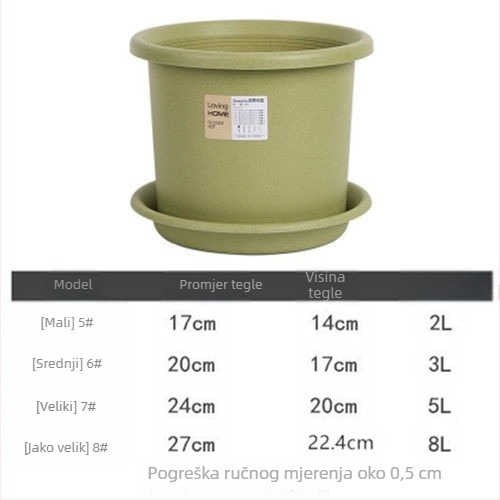 Cvjetni lonac četiri godišnja doba u nordijskom minimalističkom stilu, kreativni duboki Deepot lonac, veliki balkon za pothos, plastični