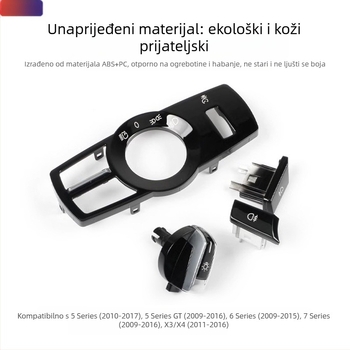 Extreme panel prekidača za svjetla za BMW 3. serije, 5. serije, 7. serije i X1, X3, X4 — plastična konstrukcija