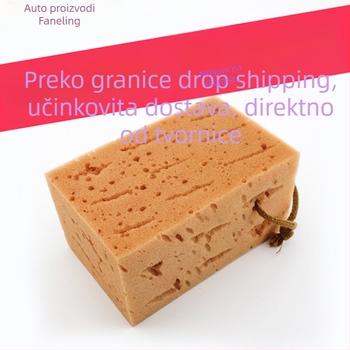 Spužva za pranje automobila s poroznom koralnom strukturom i poliesterom; visoka pjena, bez ogrebotina, dubinsko čišćenje