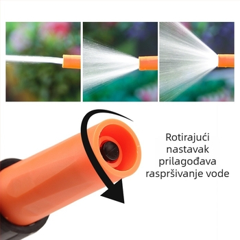 Lexia Set visokotlačne vodene pištolja za pranje automobila, plastičan vrh, plastična drška, raspršivanje udaljenost 6–8 m, pogodna za pranje automobila, zalijevanje cvijeća i čišćenje