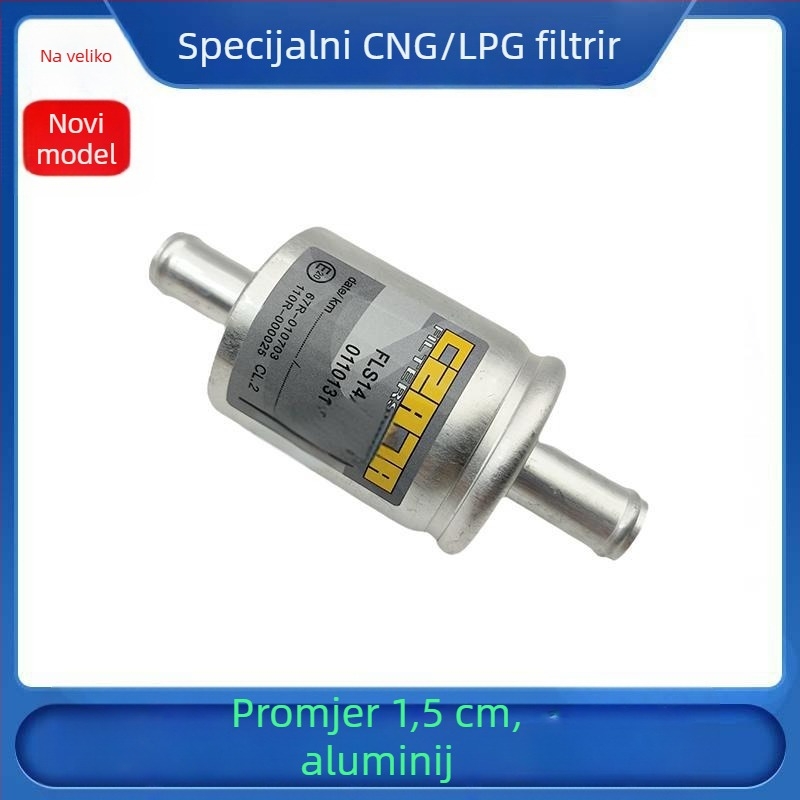 Filter plinskog kartridža za CNG/LPG dvostruko gorivo u automobilskim sustavima